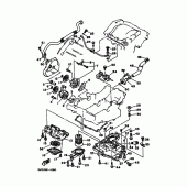 Схема узла: Масляный насос Yamaha TDM850