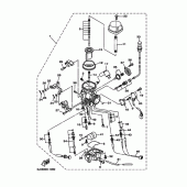 Схема вузла: Карбюратор Yamaha XV1600 Wild Star