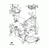 Схема узла: Боковая крышка Yamaha XV1600 Wild Star
