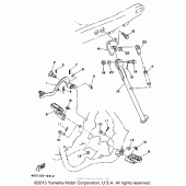 Схема вузла: Stand - footrest Yamaha WR250 WR250Z