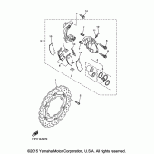 Схема узла: Передний тормоз Yamaha XVS950 Bolt C-Spec