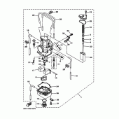 Схема узла: Карбюратор Yamaha YZ125