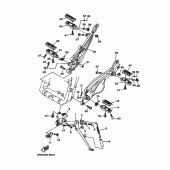 Схема узла: Подножки и Подставка Yamaha TDM900