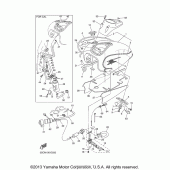 Схема вузла: Паливний бак Yamaha XVS650 V-Star Silverado