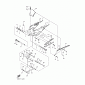 Схема вузла: Задній важіль та підвіска Yamaha YZF-R1 R1