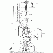 Схема узла: Карбюратор Yamaha WR250 WR250Z
