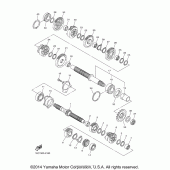 Схема вузла: Трансмісія Yamaha FZ1 FZ1