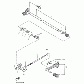 Схема вузла: Вал перемикання Yamaha YZF750 YZF750