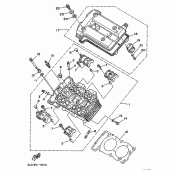 Схема вузла: Головка циліндра Yamaha TDM850