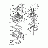 Схема вузла: Циліндр Yamaha WR250 WR250R