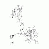 Схема узла: Пульт управления рулевой и Рычаг Yamaha XV1700 Road Star Warrior