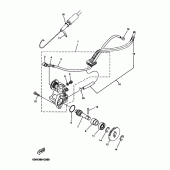 Схема вузла: Масляний насос Yamaha DT125 DT125R