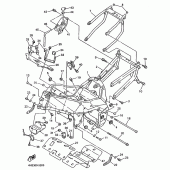 Схема узла: Рама Yamaha YZF750 YZF750