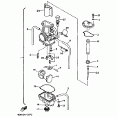 Схема узла: Карбюратор Yamaha YZ250 YZ250