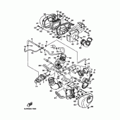 Схема вузла: Впускна система Yamaha XV1100 Virago Special