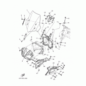 Схема вузла: Вітрове скло Yamaha XTZ1200 Super Tenere