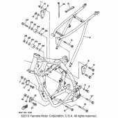 Схема узла: Рама Yamaha WR250 WR250Z