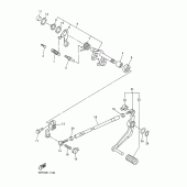 Схема вузла: Вал перемикання Yamaha YZF-R6/YZF600 R6