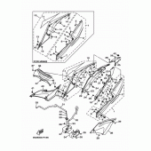 Схема вузла: Бічна кришка Yamaha YZF-R3