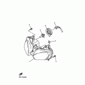 Схема вузла: Фара Yamaha YZF-R6/ YZF600 R6