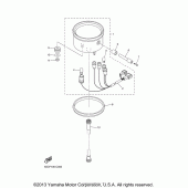 Схема узла: Панель приборов Yamaha XVS650 V-Star Classic