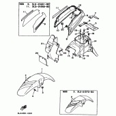 Схема вузла: Крило Yamaha XTZ750 Super Tenere