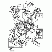 Схема вузла: Рама Yamaha XVZ1300 Royal Star Tour Classic
