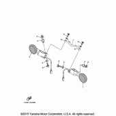 Схема вузла: Поворотники Yamaha XV1900 Raider