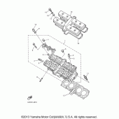 Схема вузла: Головка циліндра Yamaha YZF600R Thundercat