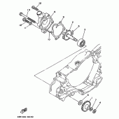 Схема вузла: Водяний насос Yamaha WR250 WR250Z