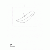 Схема вузла: Сидіння Yamaha YZ250 YZ250F