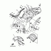 Схема узла: Крыло Yamaha XV1700 Road Star Warrior
