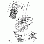 Схема узла: Впускная система Yamaha XV535 Virago