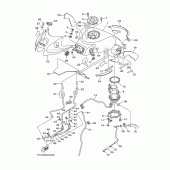 Схема узла: Топливный бак Yamaha MT01 MT-01