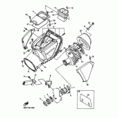 Схема узла: Впускная система Yamaha WR250 WR250F