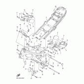 Схема вузла: Рама Yamaha YZF-R6/YZF600 R6