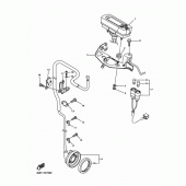 Схема вузла: Панель приладів Yamaha WR450F