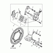 Схема узла: Передний тормоз Yamaha YZ125