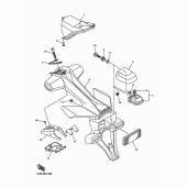 Схема вузла: Задній ліхтар (Стоп-сигнал) Yamaha YZF-R1 R1M