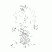 Схема вузла: Олійний фільтр Yamaha VMX12 V-MAX
