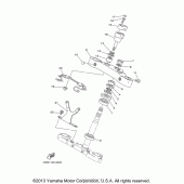 Схема узла: Рулевой механизм Yamaha XV1600 Midnight Star