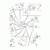 Схема вузла: Електроустаткування 1 Yamaha XVS950 XV950 R-Spec