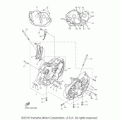 Схема вузла: Картер двигуна Yamaha XVS1300 V-Star Tourer