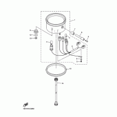 Схема вузла: Панель приборов Yamaha XVS250 Drag Star