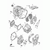 Схема узла: Крышки картера 1 Yamaha YZF-R1 R1