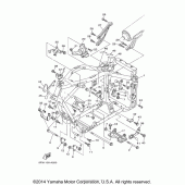 Схема узла: Рама Yamaha XV1700 Road Star Midnight Warrior