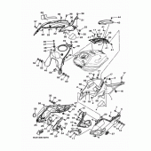 Схема вузла: Бак паливний 2 Yamaha MT07/ MTT690 MT-07