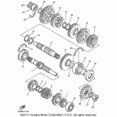 Схема вузла: Трансмісія Yamaha YZF600R Thundercat