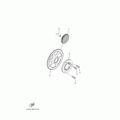 Схема вузла: Привід стартера Yamaha YZF-R3