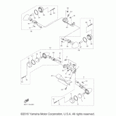 Схема вузла: Поворотники Yamaha XVS950 V-Star Tourer